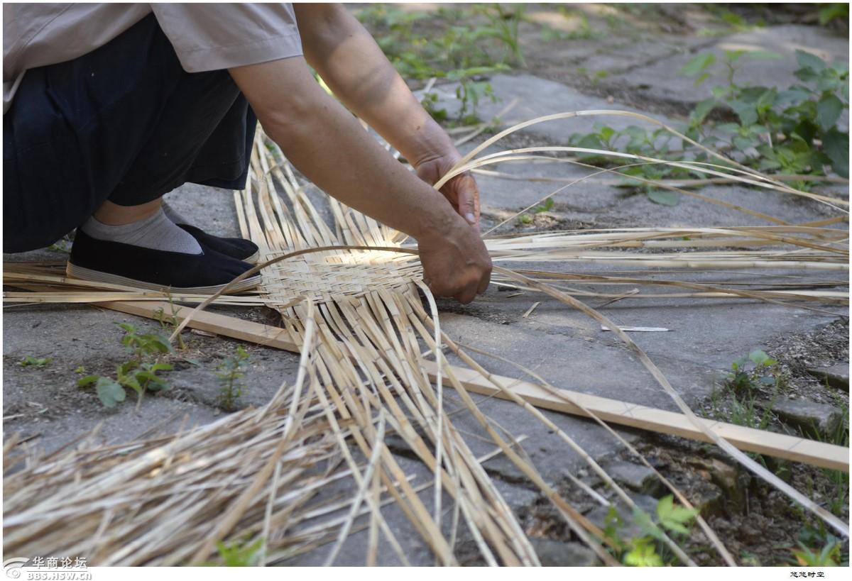 篾席的制作探访秦镇谷子磑