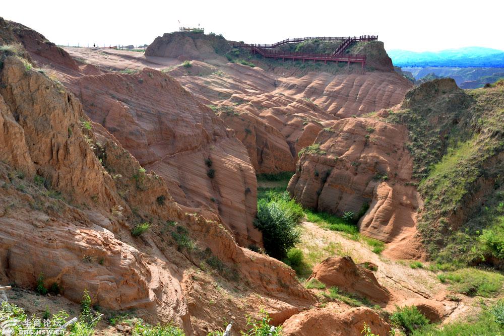 【陕北游】随拍陕西靖边波浪谷丹霞地貌之一-西安论坛-华商论坛