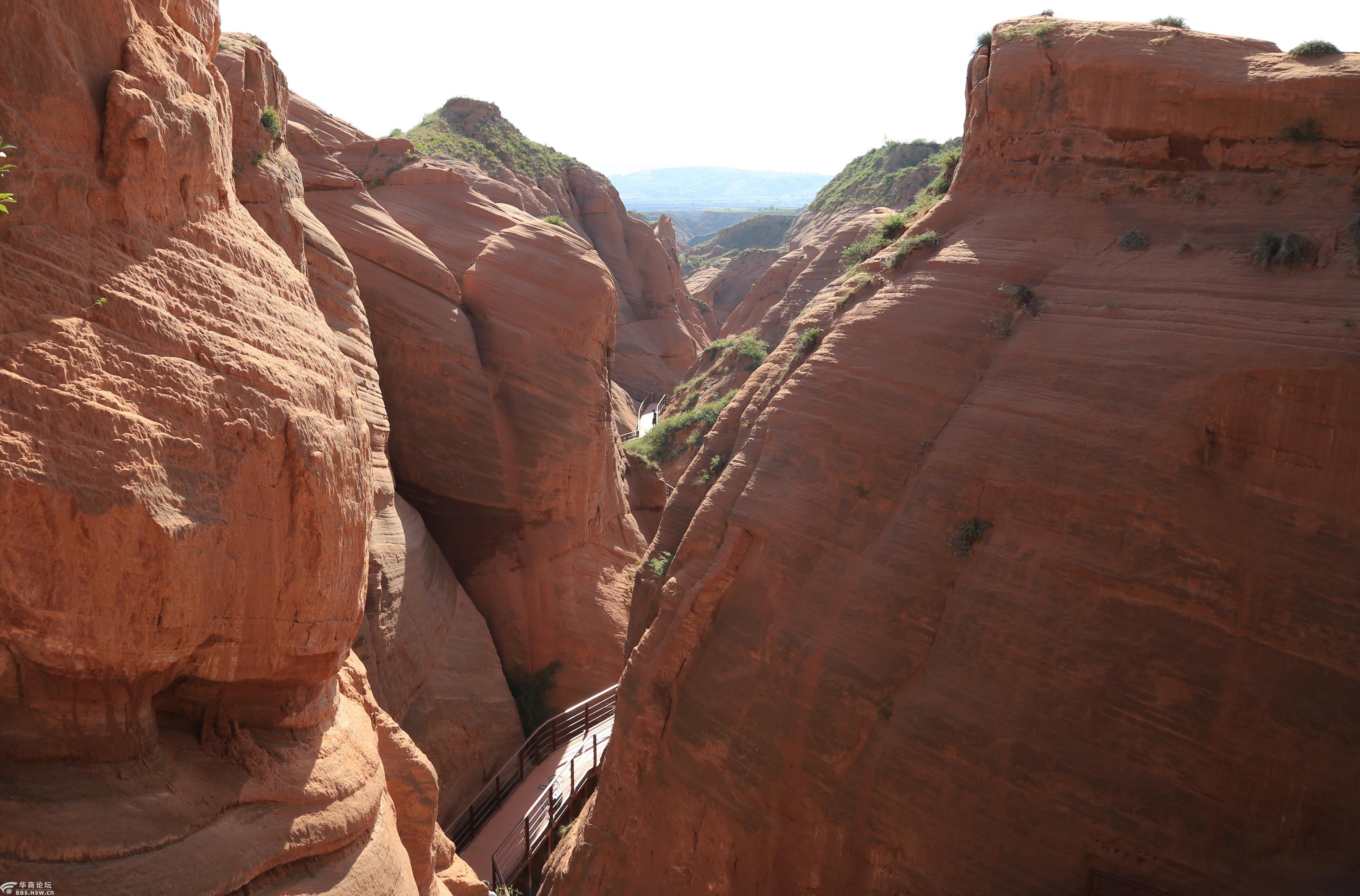 靖边龙洲丹霞地貌