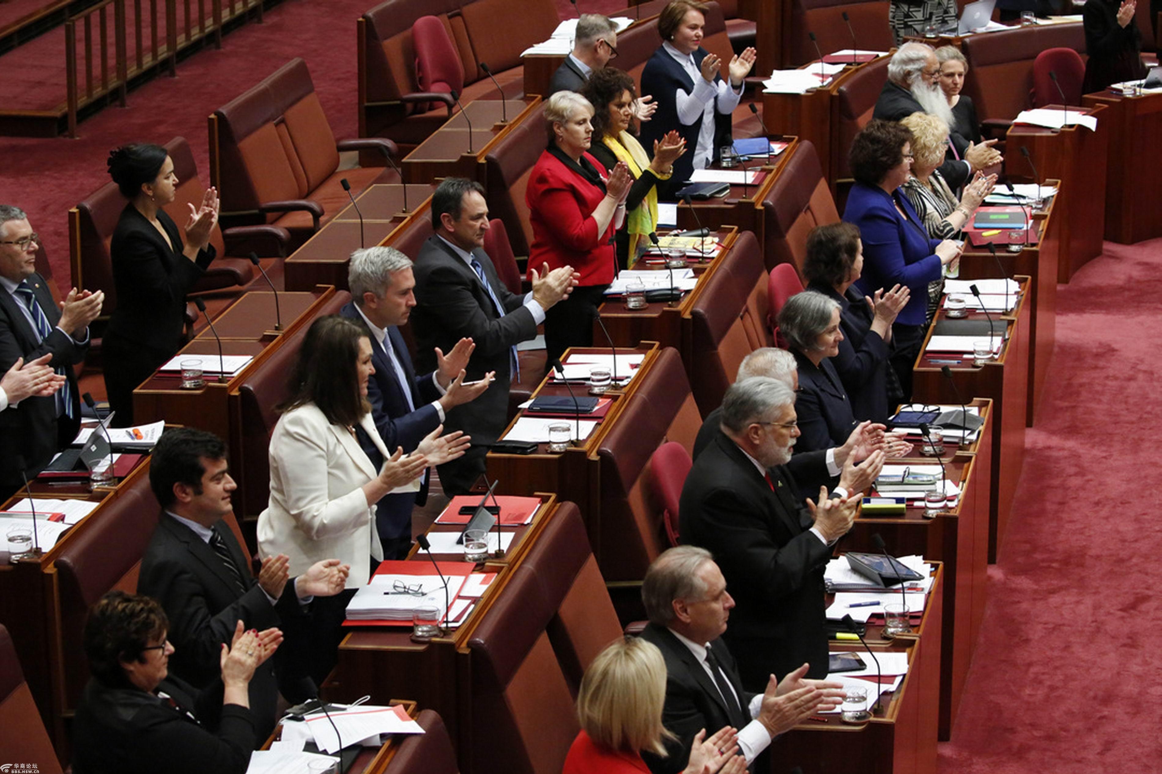 澳大利亚堪培拉联邦参议院会议现场