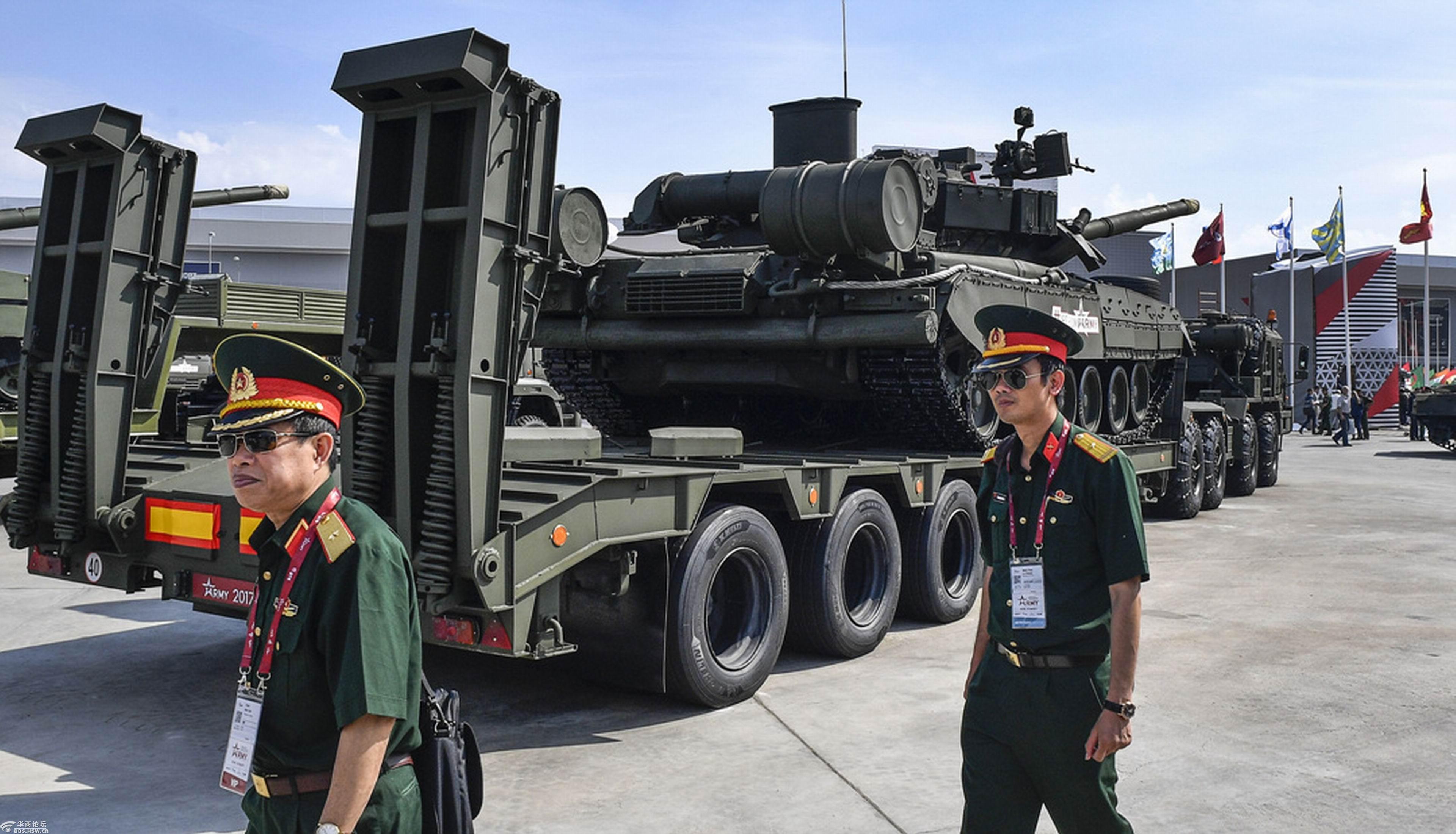 俄罗斯莫斯科某处武器展示会