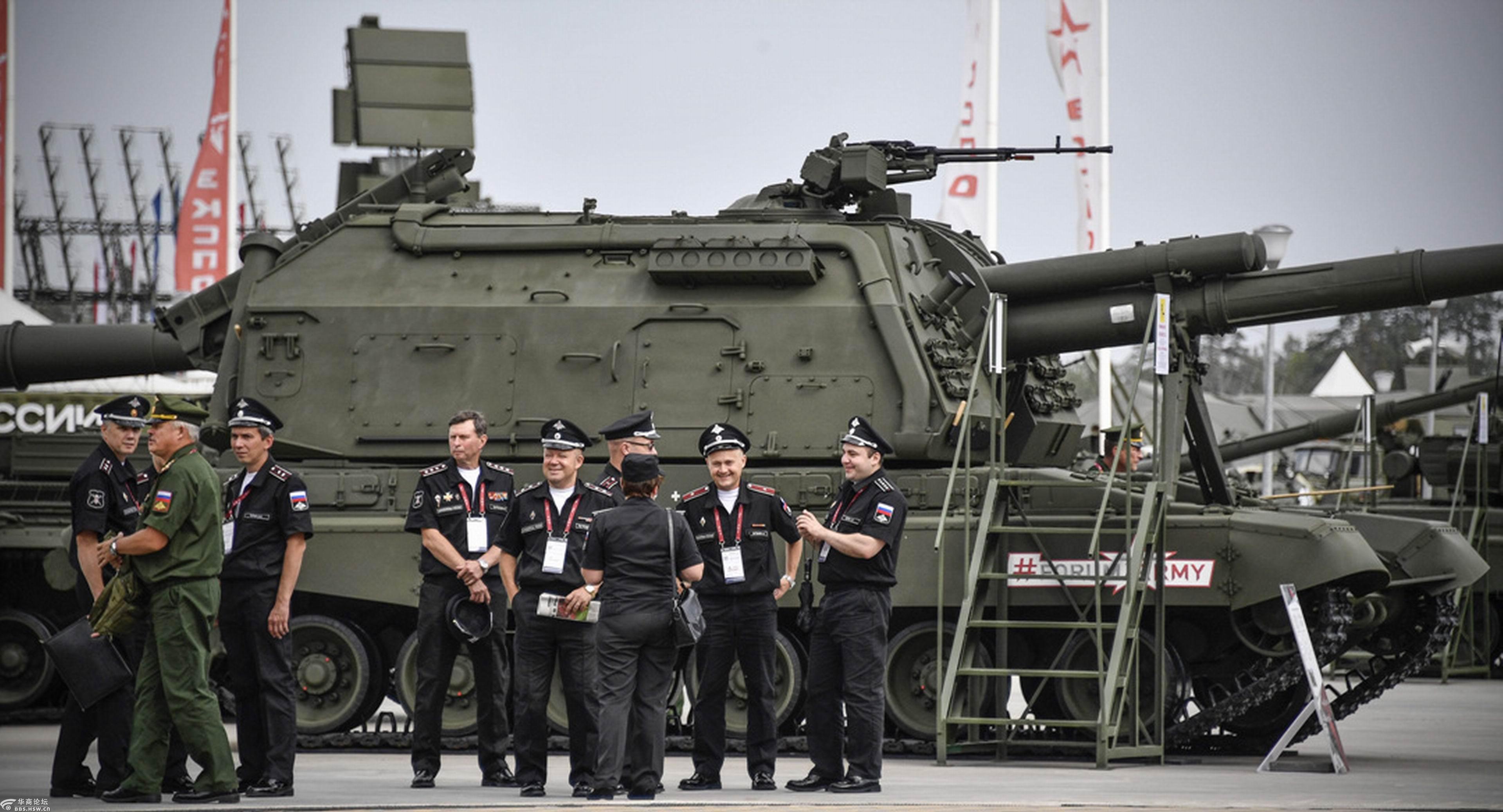 俄罗斯莫斯科某处武器展示会