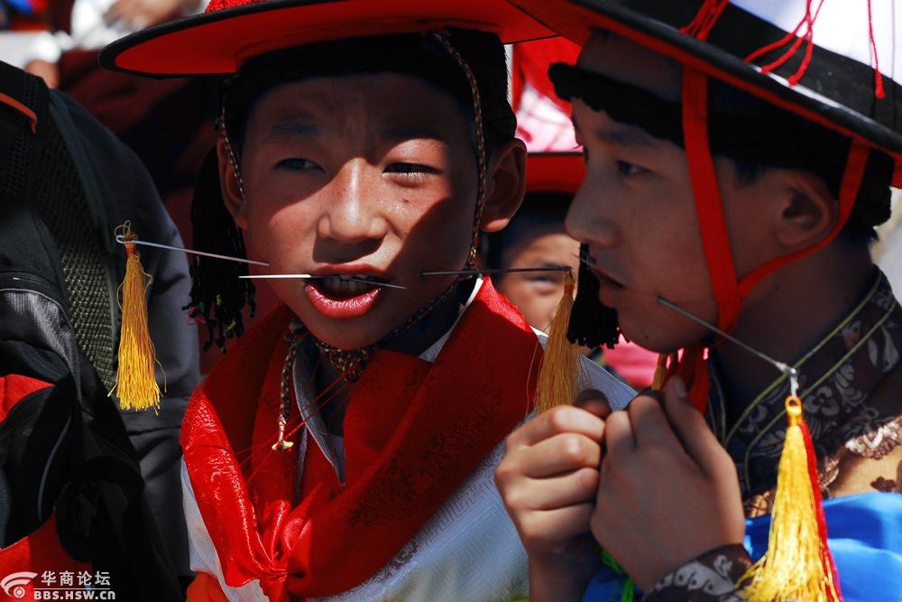 热贡六月会11年都乎村上口钎