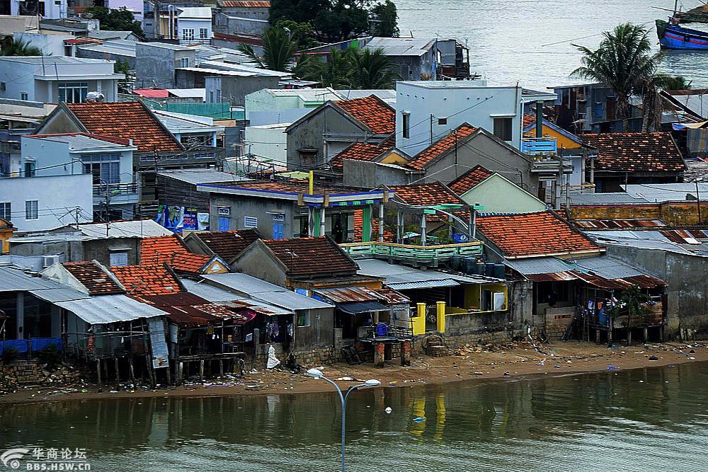 越南渔村的贫民窟,正在拆迁中【严建设】