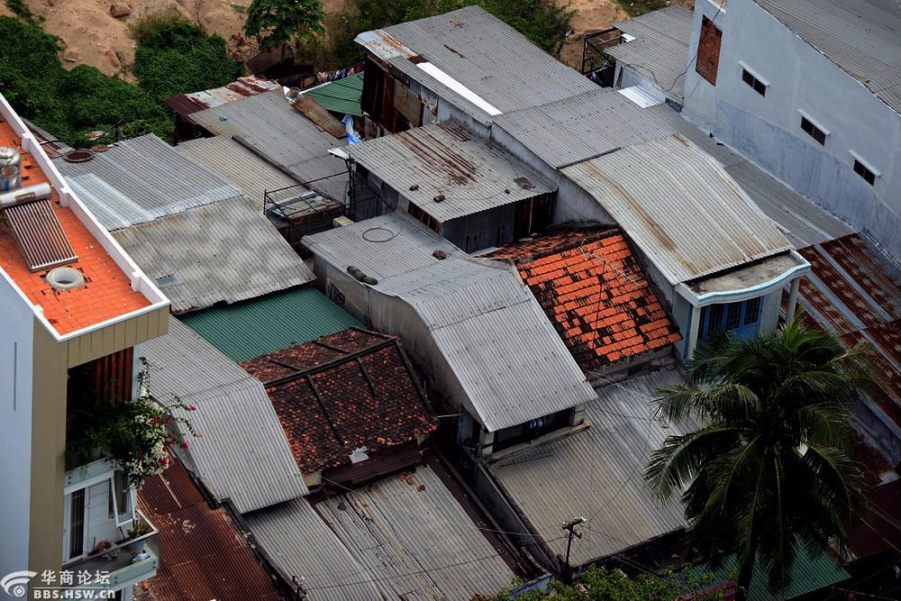 越南渔村的贫民窟,正在拆迁中【严建设】