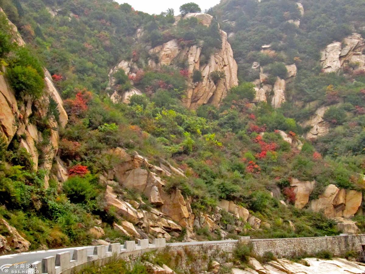 骑行道沟峪赏秋景