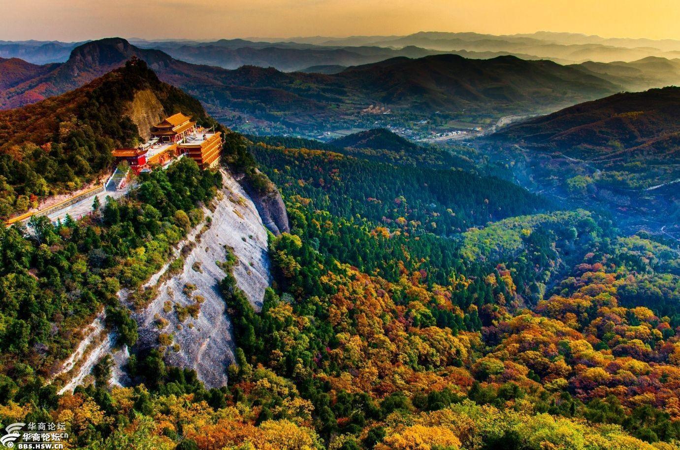 华商乡村游no56铜川照金大香山寺赏红叶休闲游