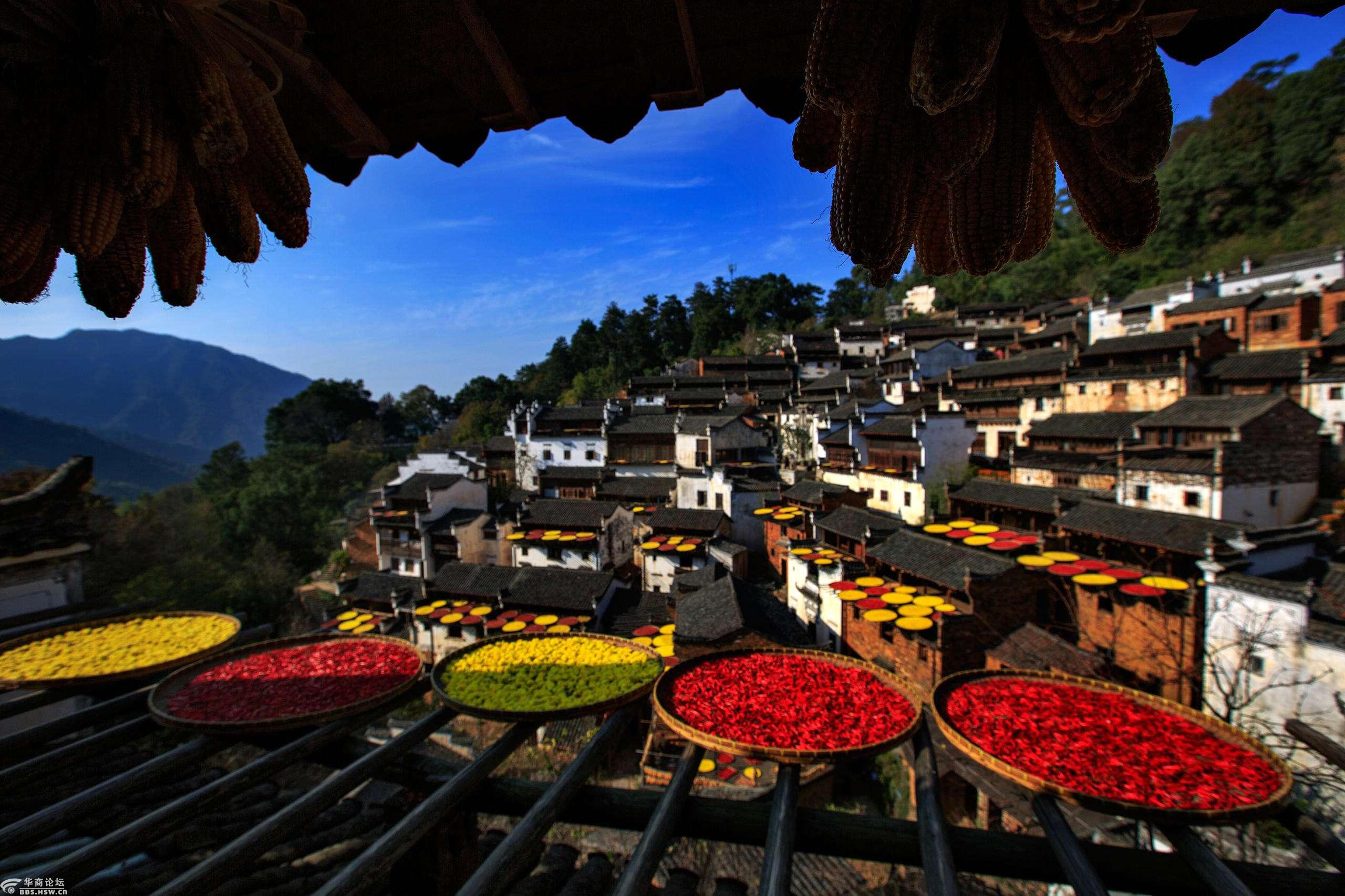 驰蚁旅行婺源三清山宏村石城篁岭晒秋7日纯玩摄影