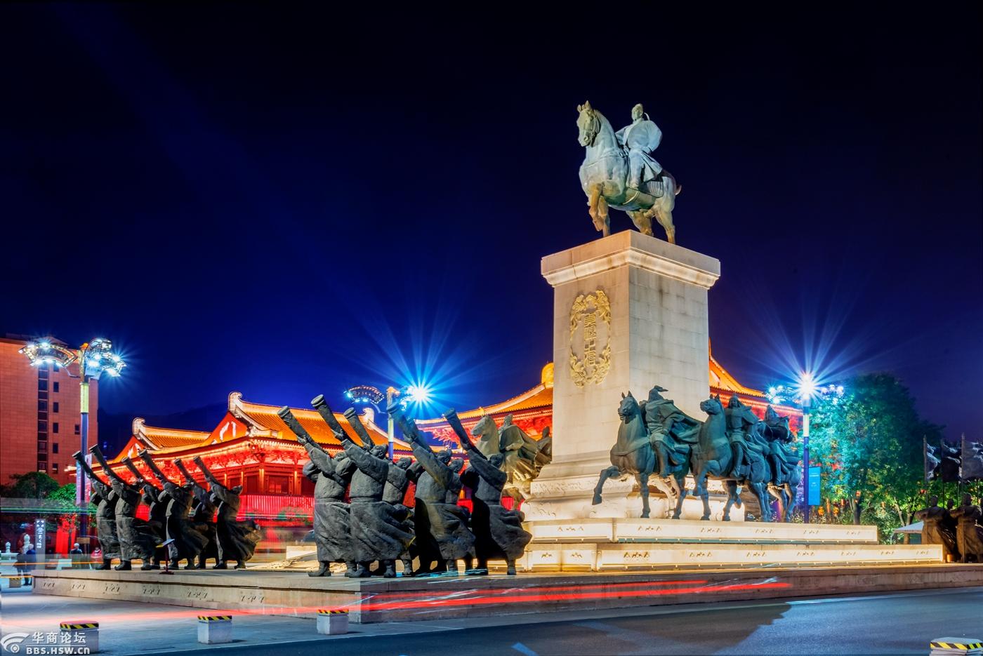 西安最美夜景之随拍小寨大雁塔广场大唐不夜城共60张