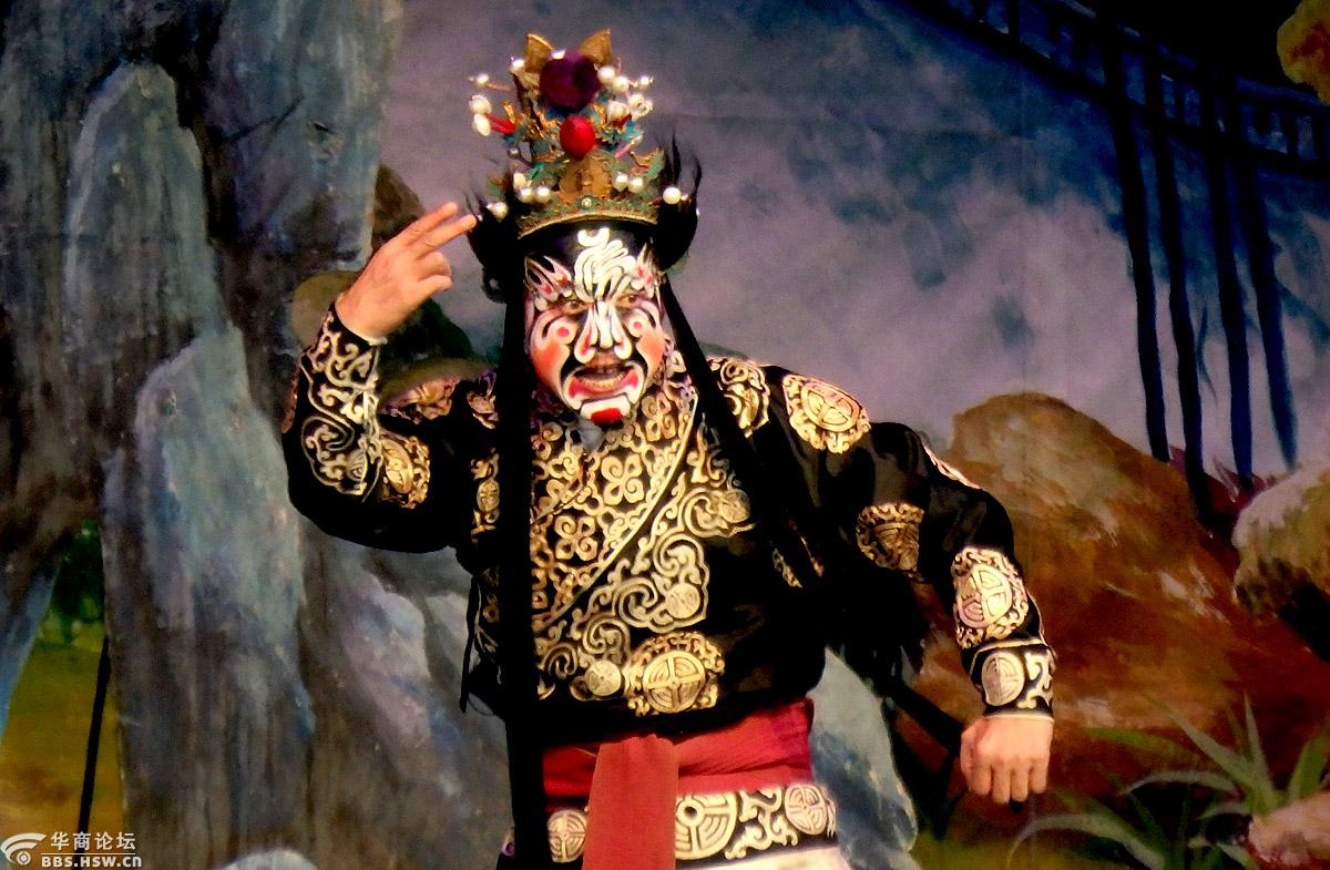 陕西省戏曲研究院秦腔团在马营镇朴西村演出下河东剧照欣赏