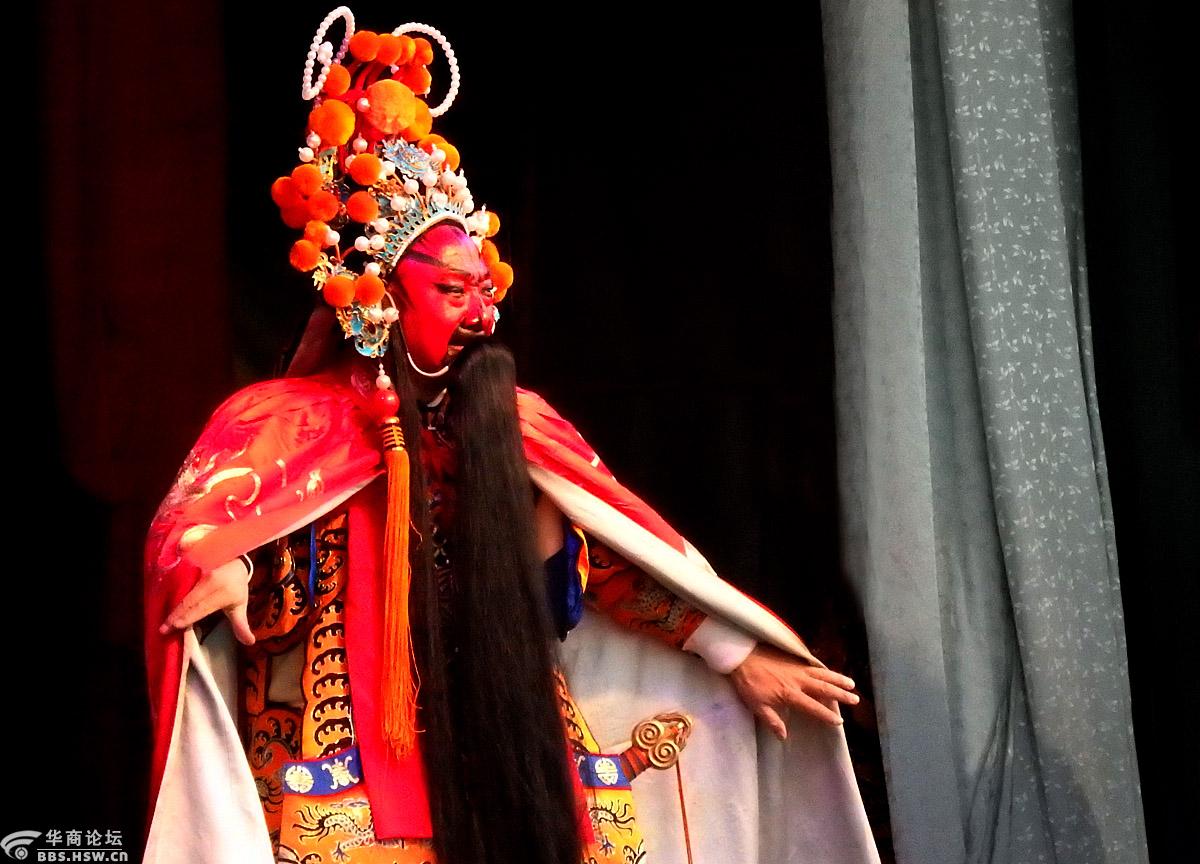 陕西省戏曲研究院秦腔团在马营镇朴西村演出下河东剧照欣赏