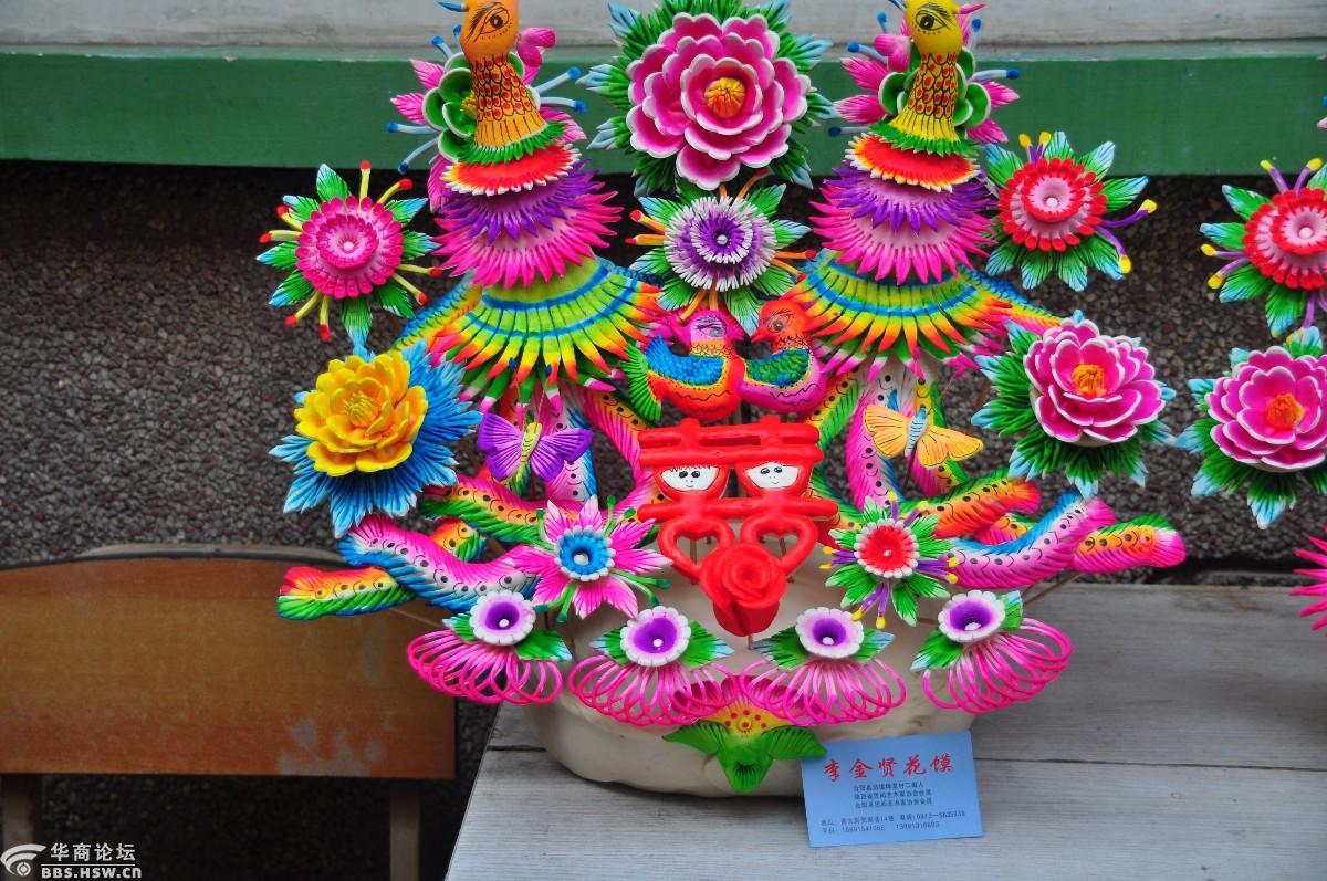 李金贤一家人致力合阳面花