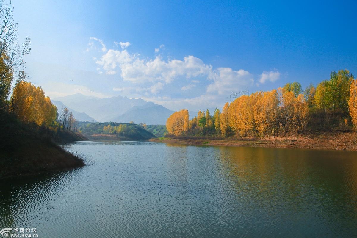 深秋的杨庄水库依然让人心醉神迷-西安论坛-华商论坛
