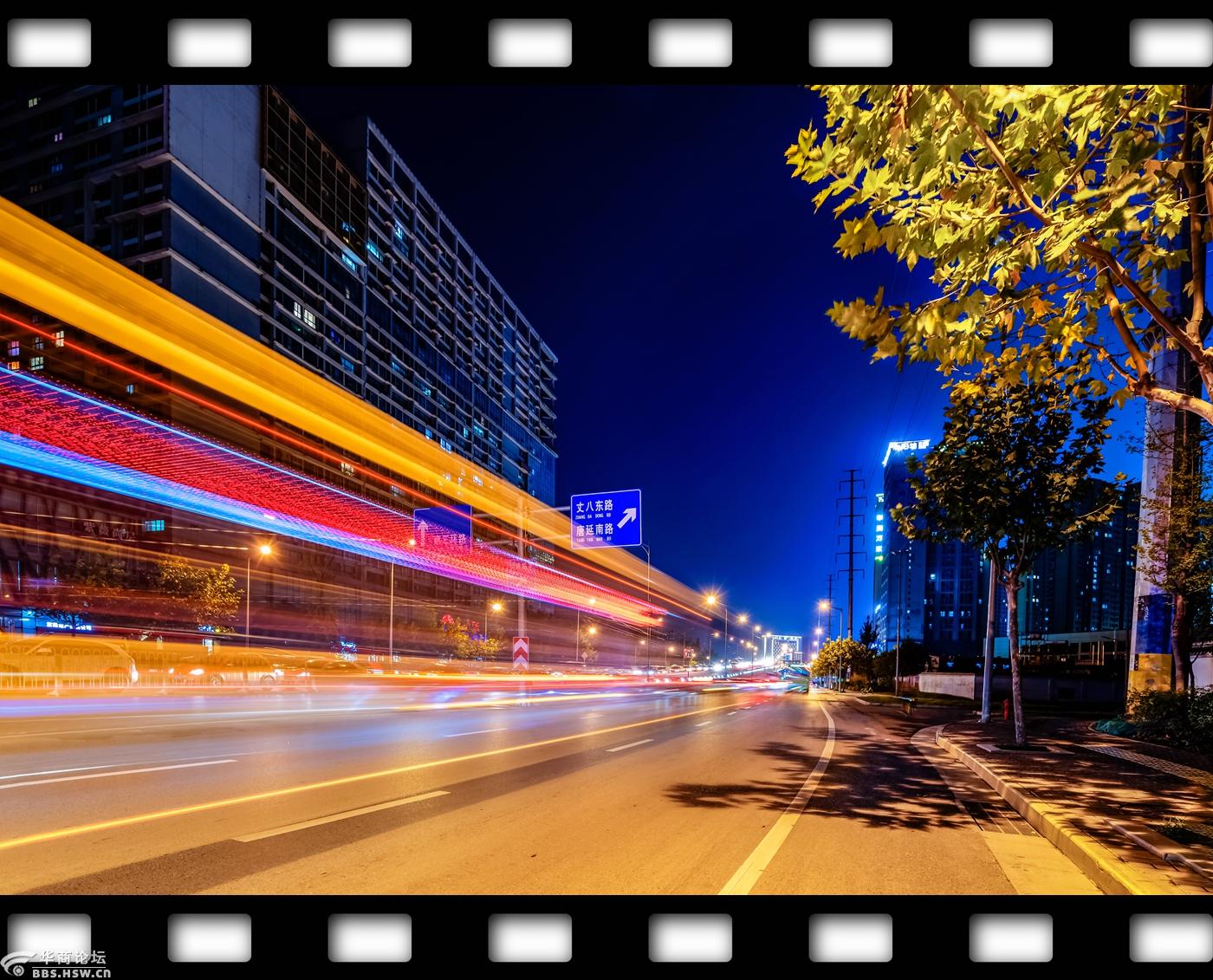 西安最美夜景之太白南路丈八北路随拍共43张