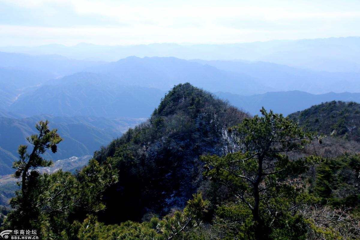 周末蓝田斜峪登高享受暖阳风光