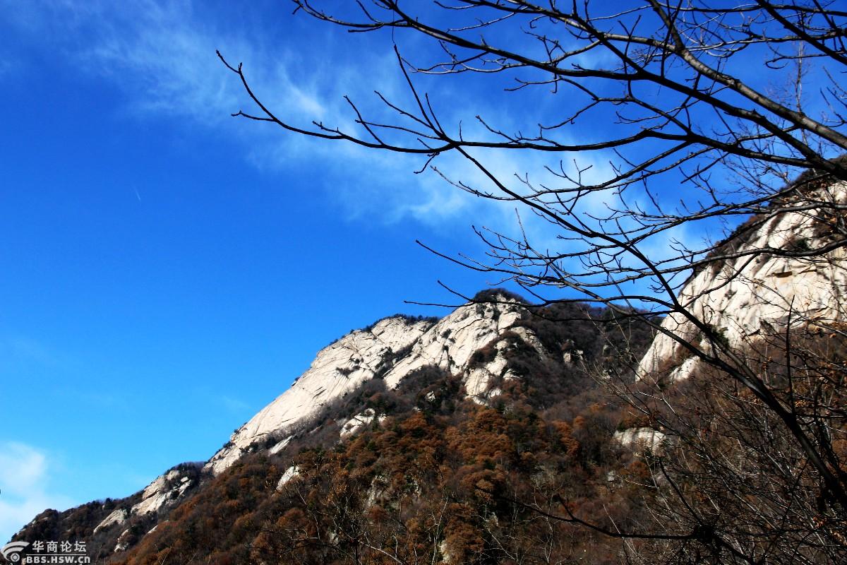 周末蓝田斜峪登高享受暖阳风光