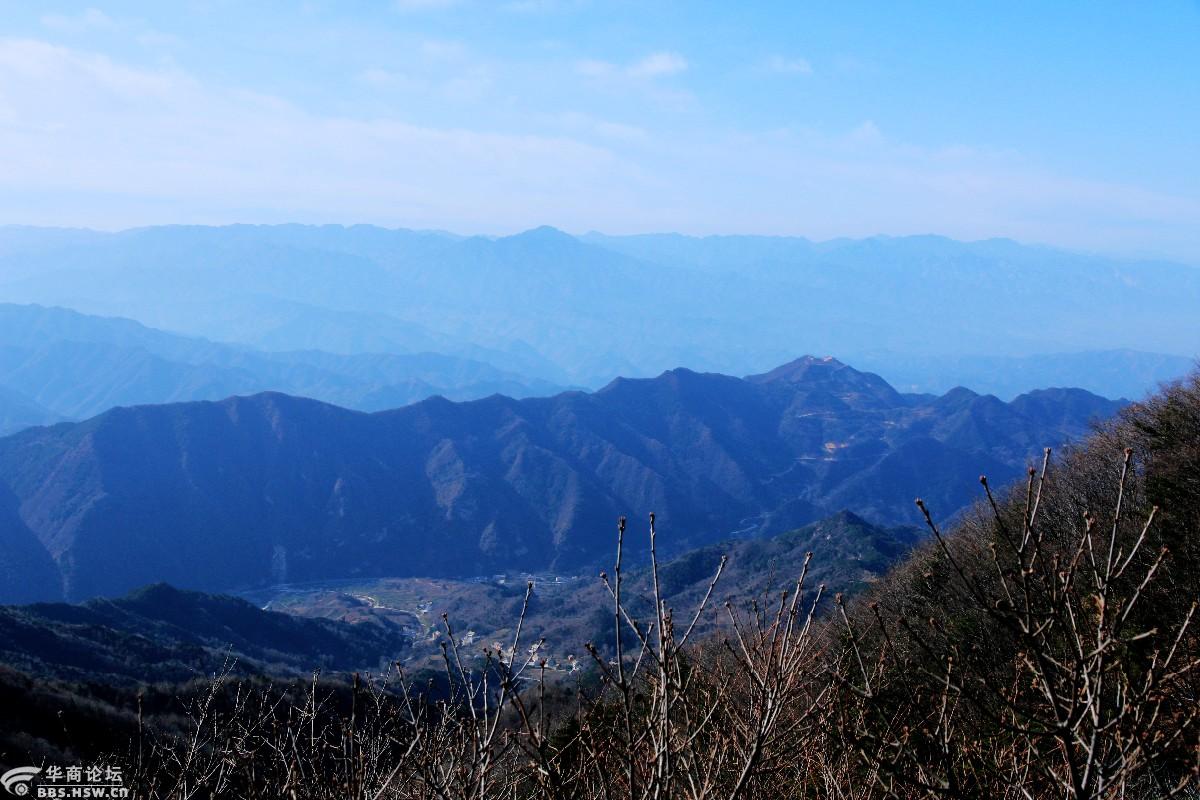 周末蓝田斜峪登高享受暖阳风光