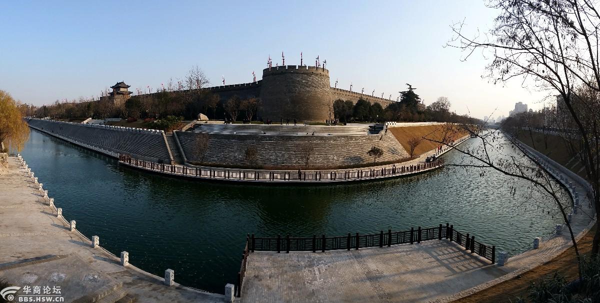 靓丽西安护城河