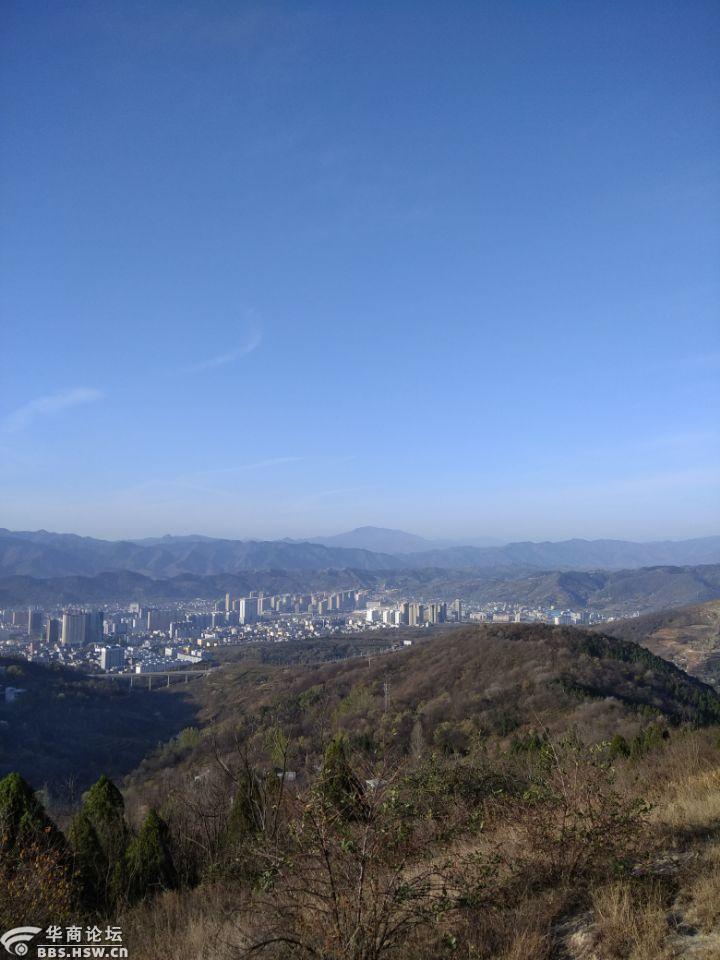 远眺秦王山