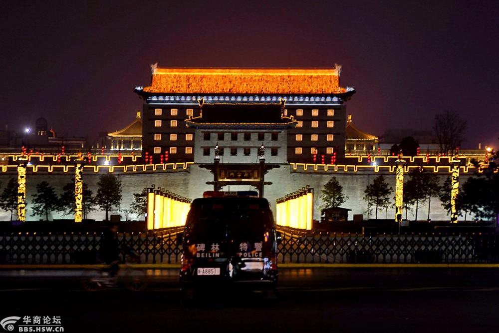 夜走南门外街拍忆旧事严建设西安老南门外的