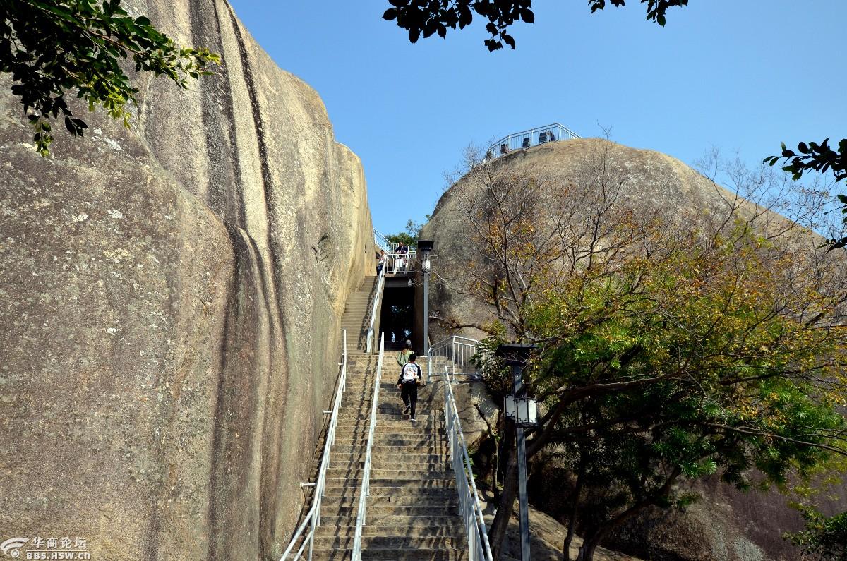 厦门鼓浪屿日月岩留影
