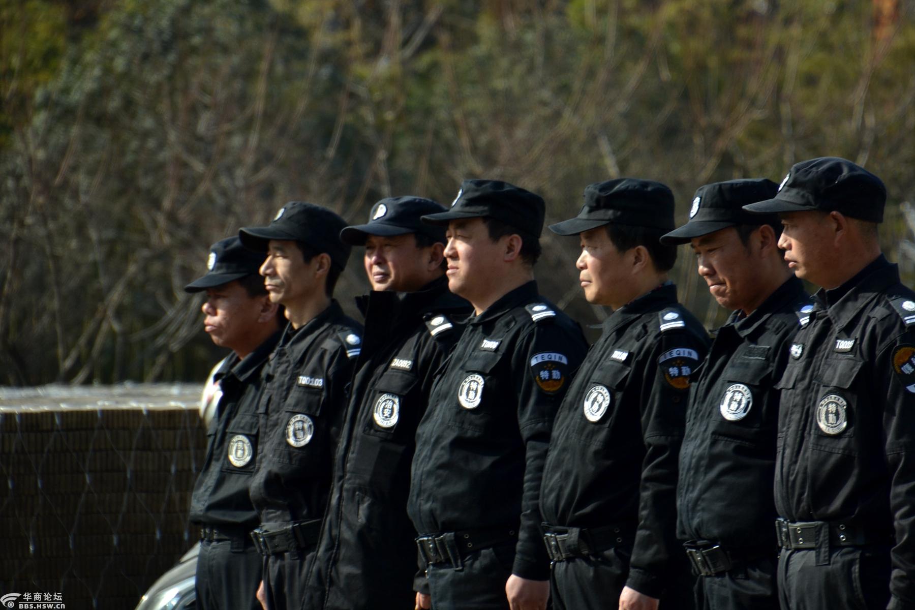 城市治安员的训练课