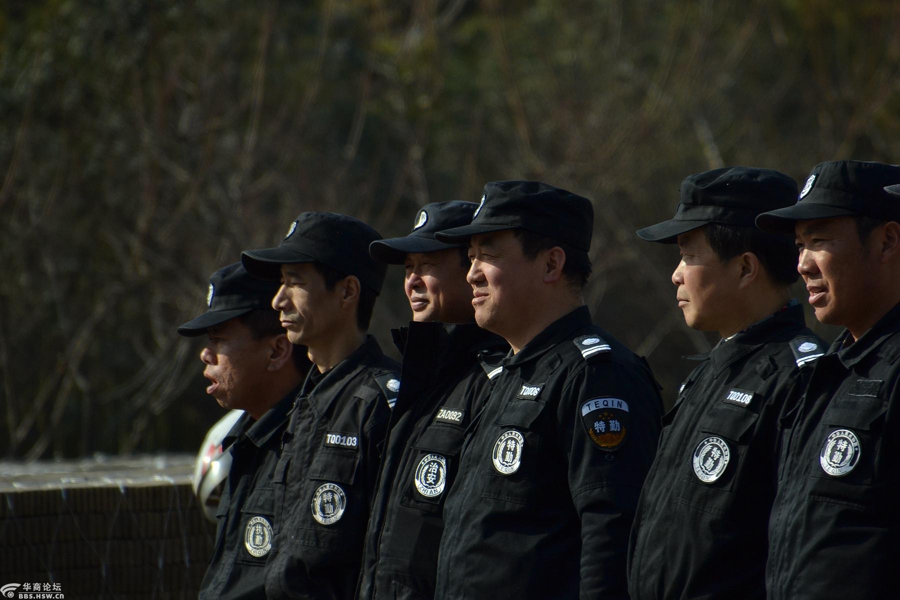 城市治安员的训练课