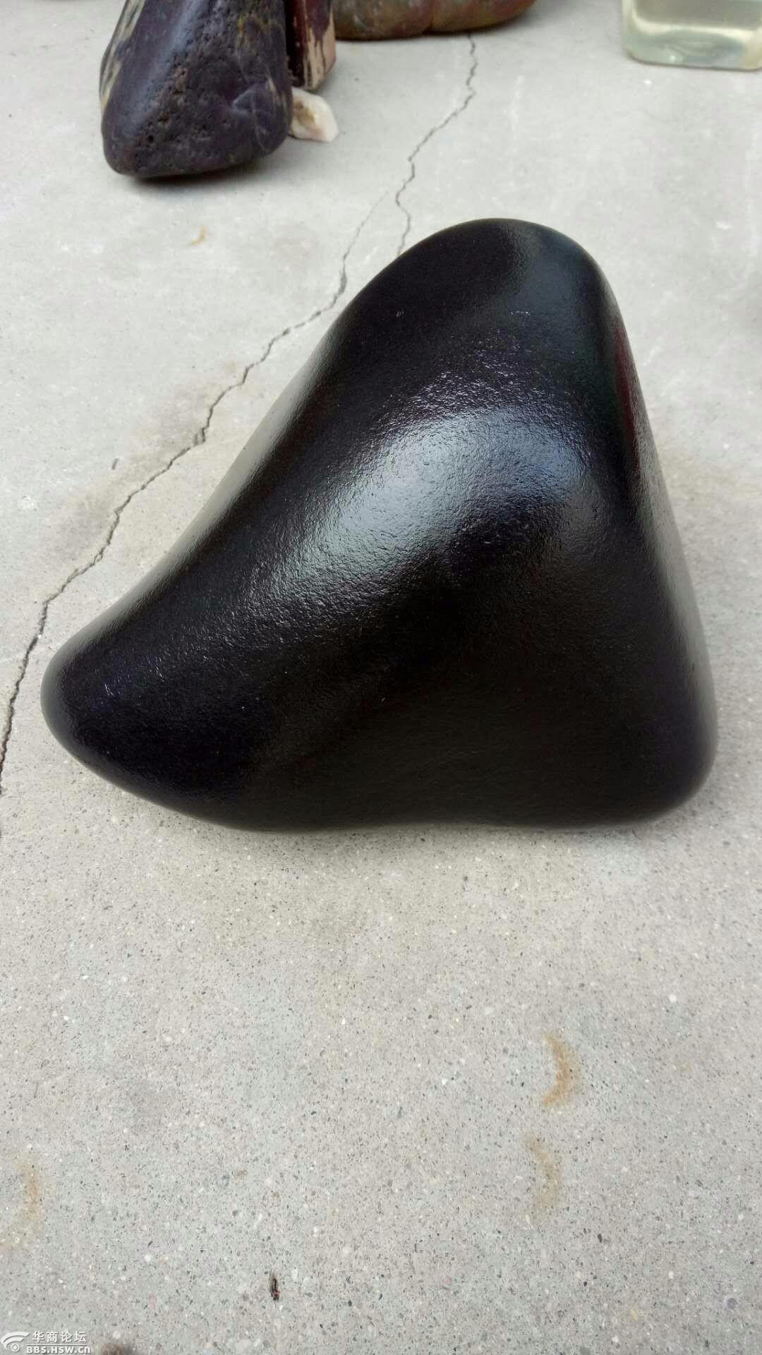 恭贺渭河又出宝玉乌金墨玉