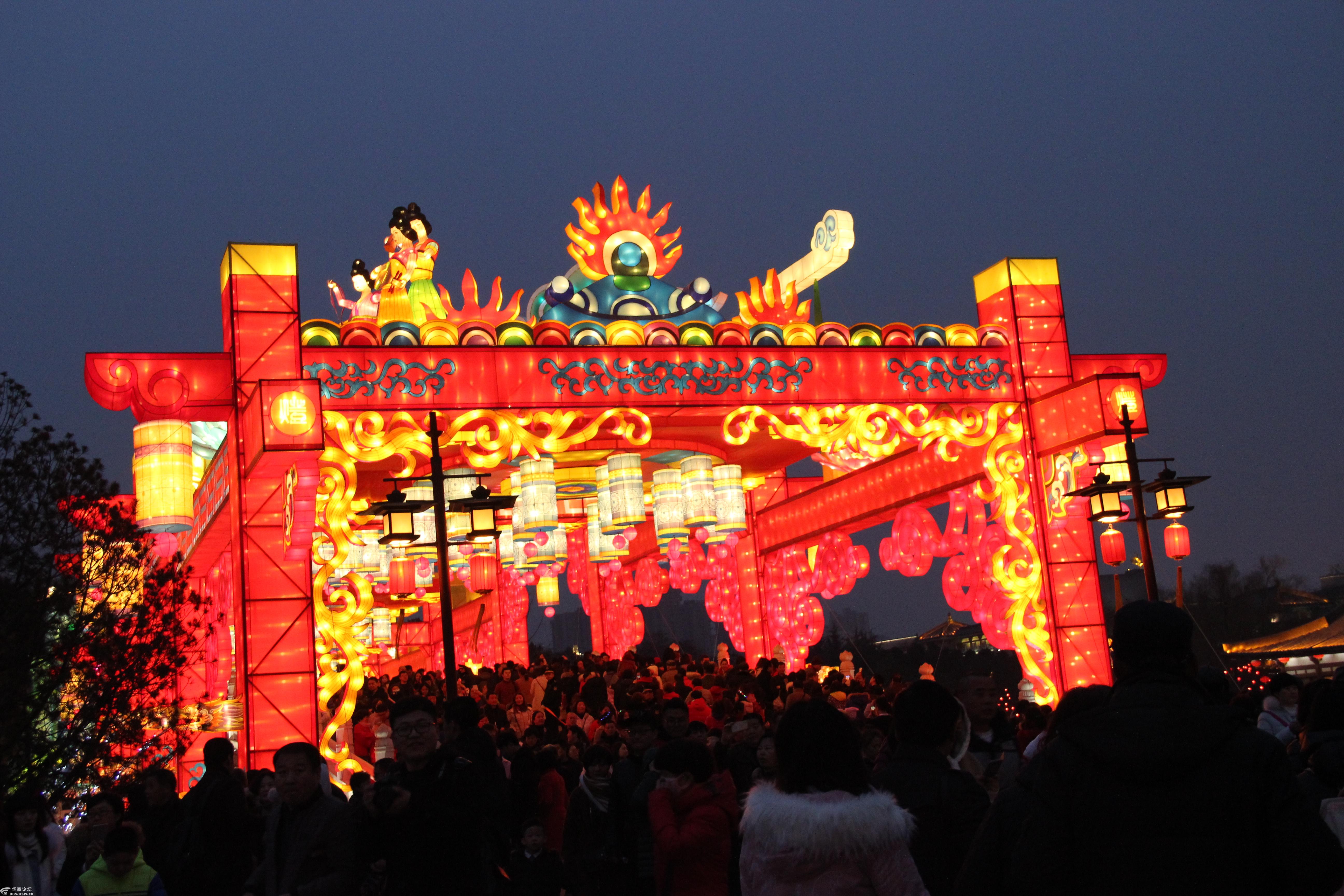 看大唐芙蓉园灯展