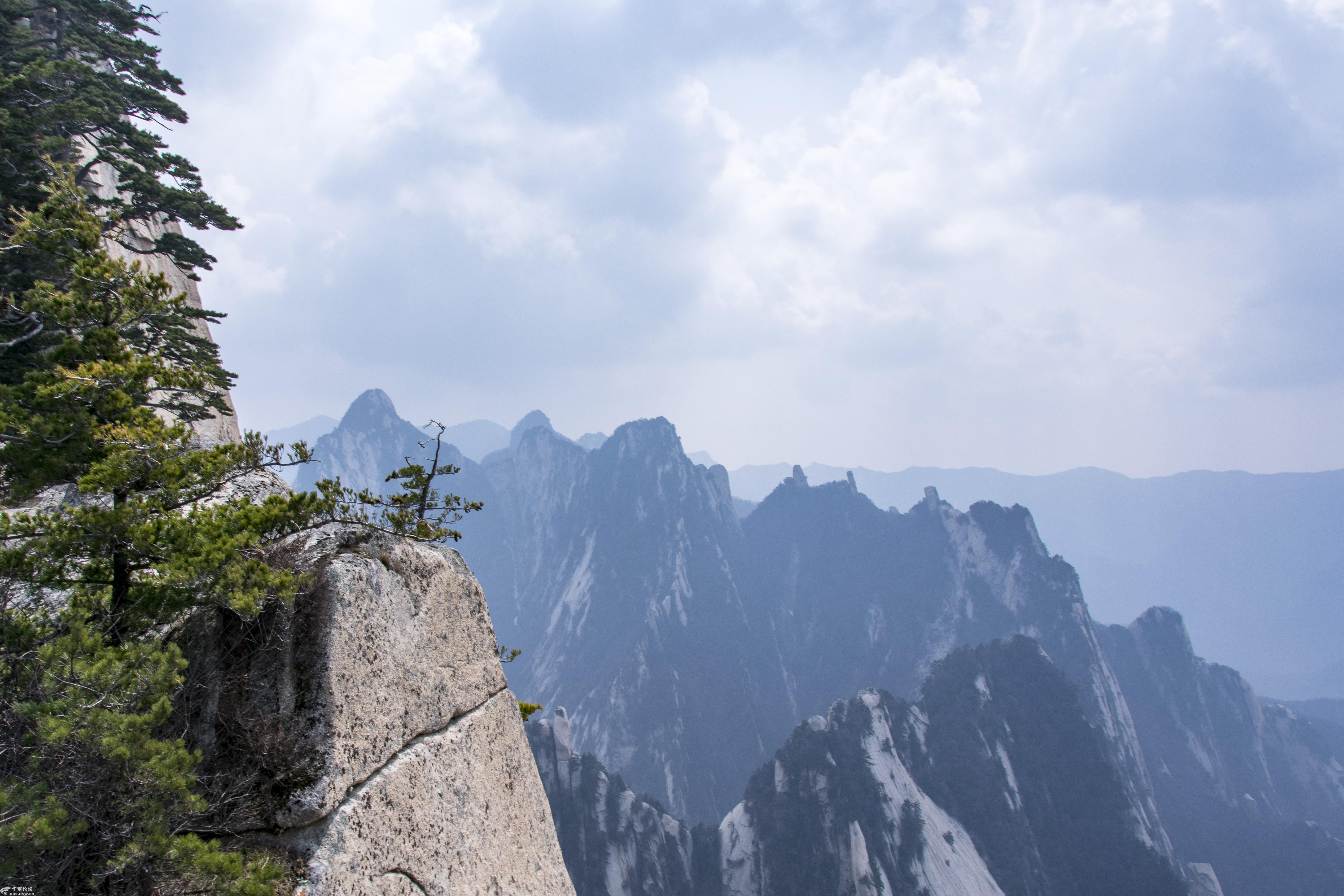 壁立千仞,华山啊,都是石头-随华商乡村游游华山