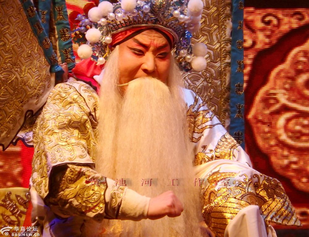 陇县人民剧团在宝鸡市福临堡村演出秦腔本戏太湖城