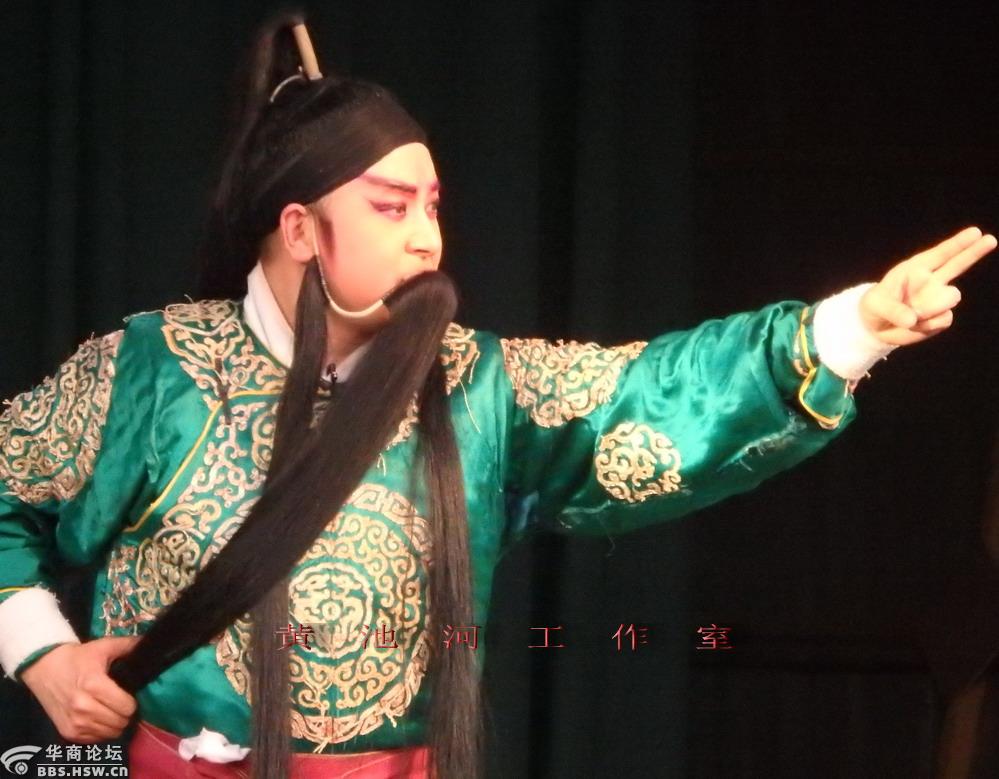 陕西省戏曲研究院秦腔团在宝鸡市五星村演出下河东