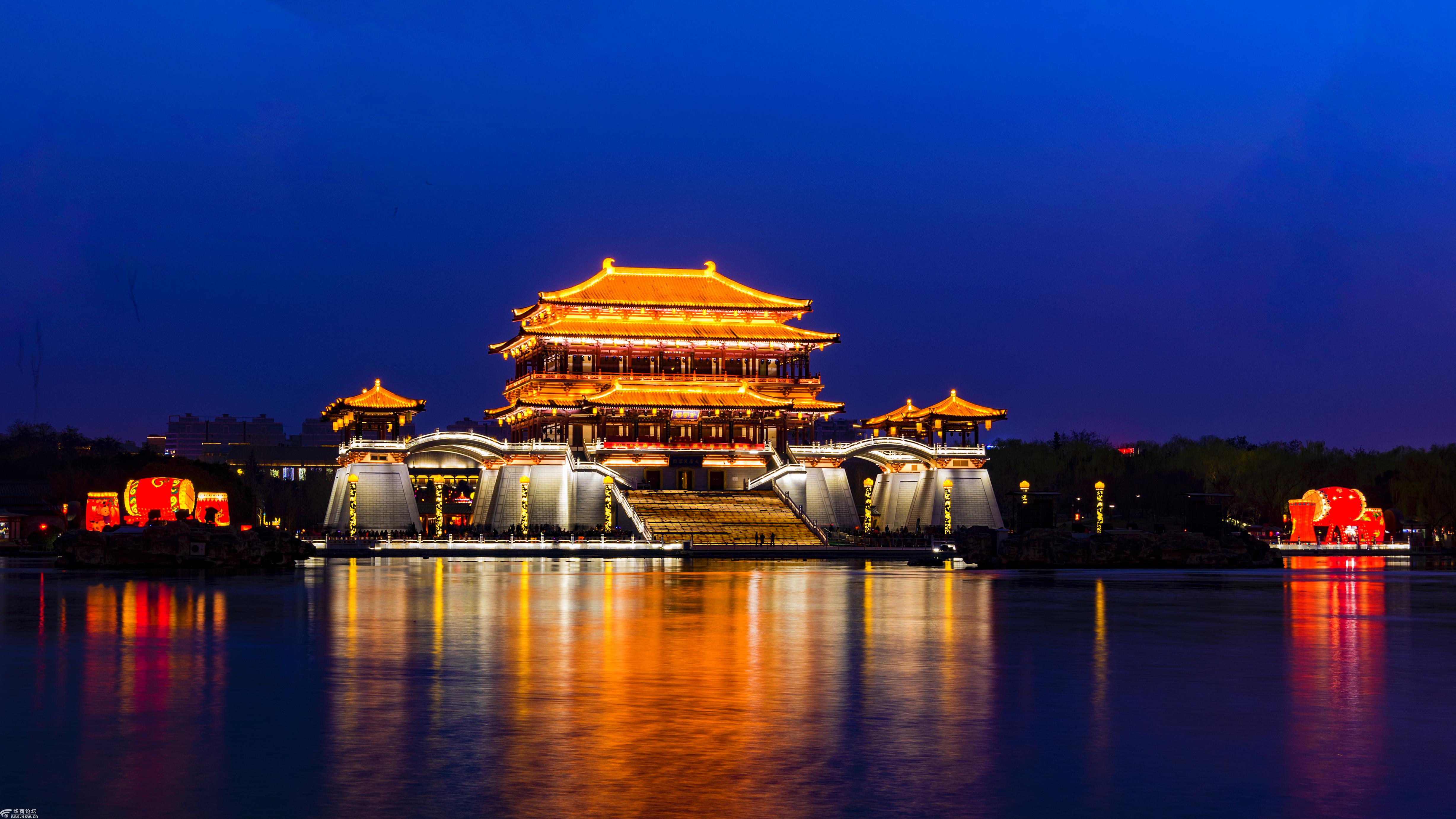 夜游西安华彩长安