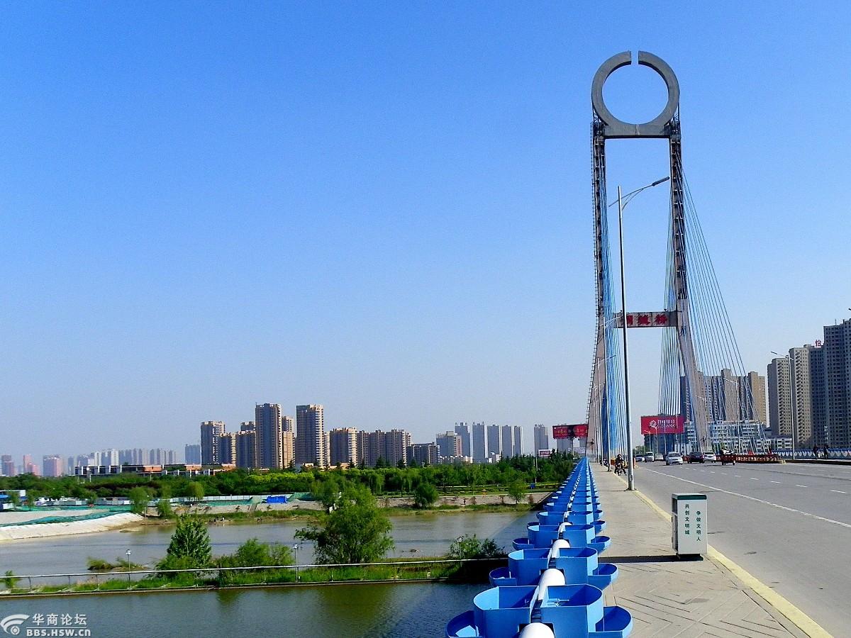 渭城桥上观渭河