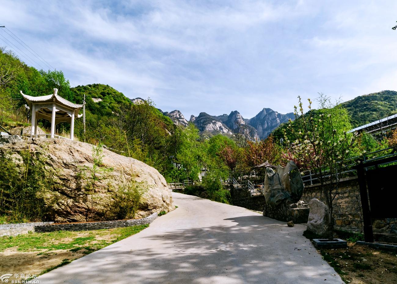 蓝田县玉山蓝河风景区游