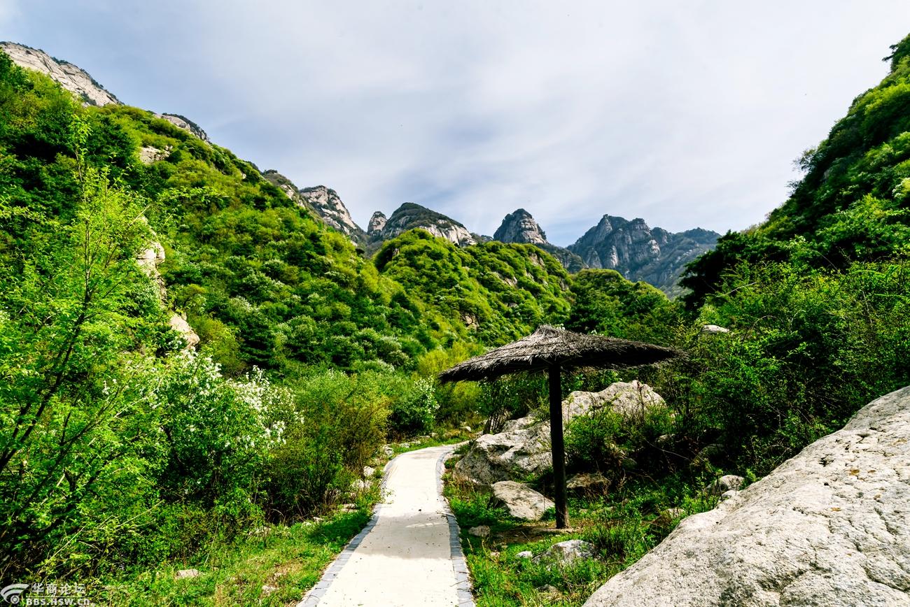 蓝田县玉山蓝河风景区游