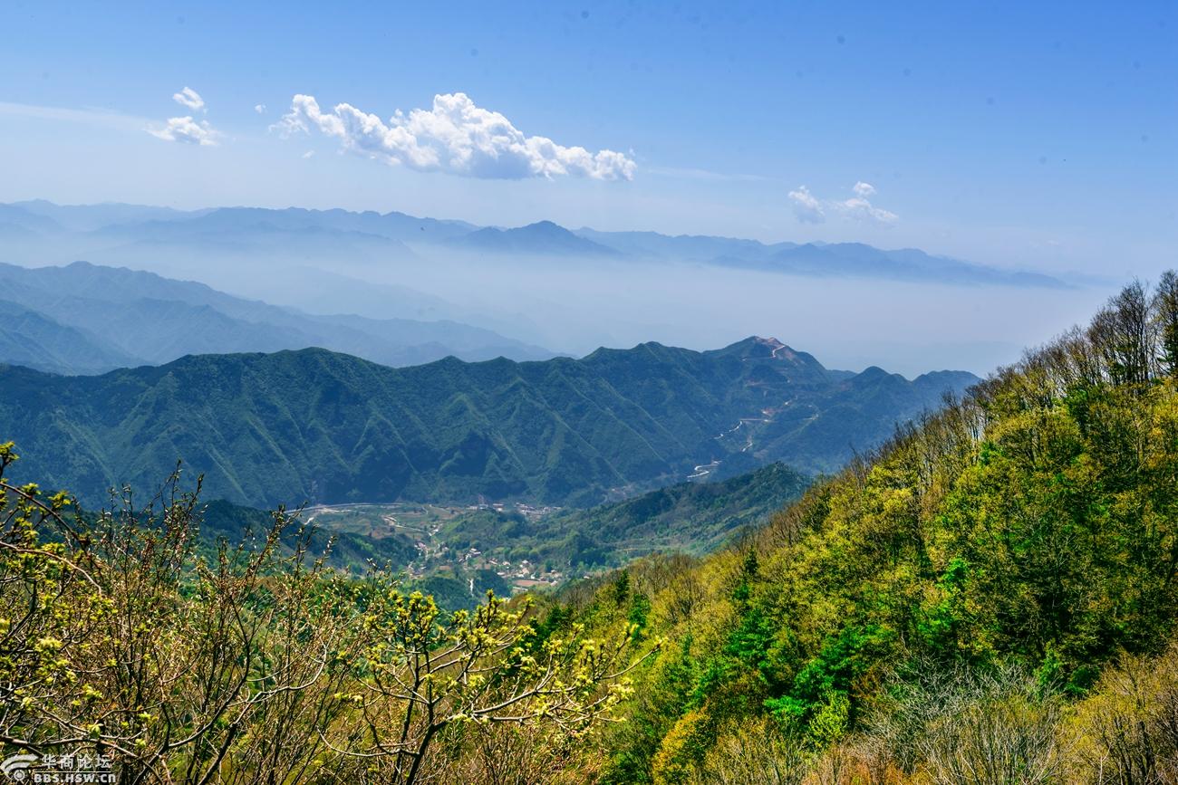 蓝田县玉山蓝河风景区游