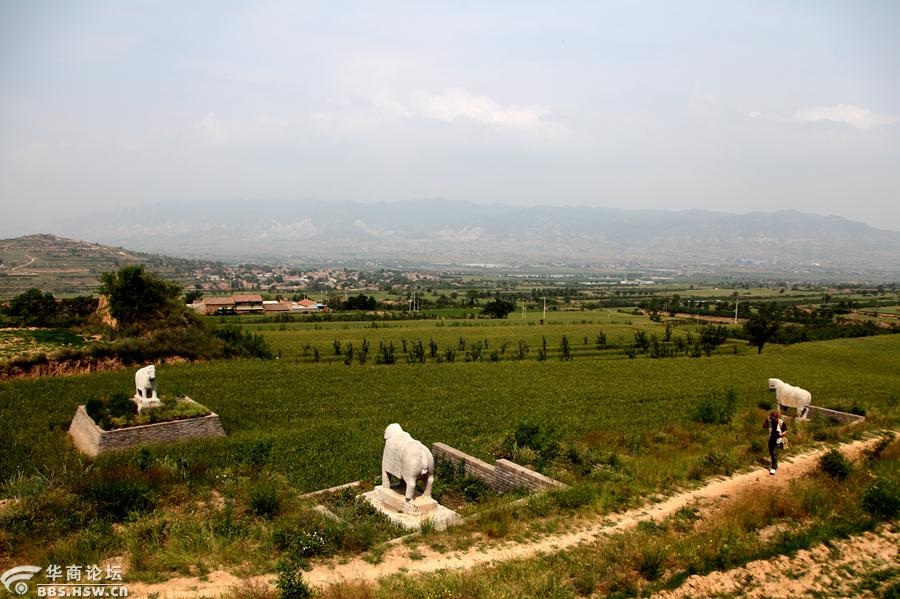 千百年的看守瞭望摄于蒲城的唐景陵