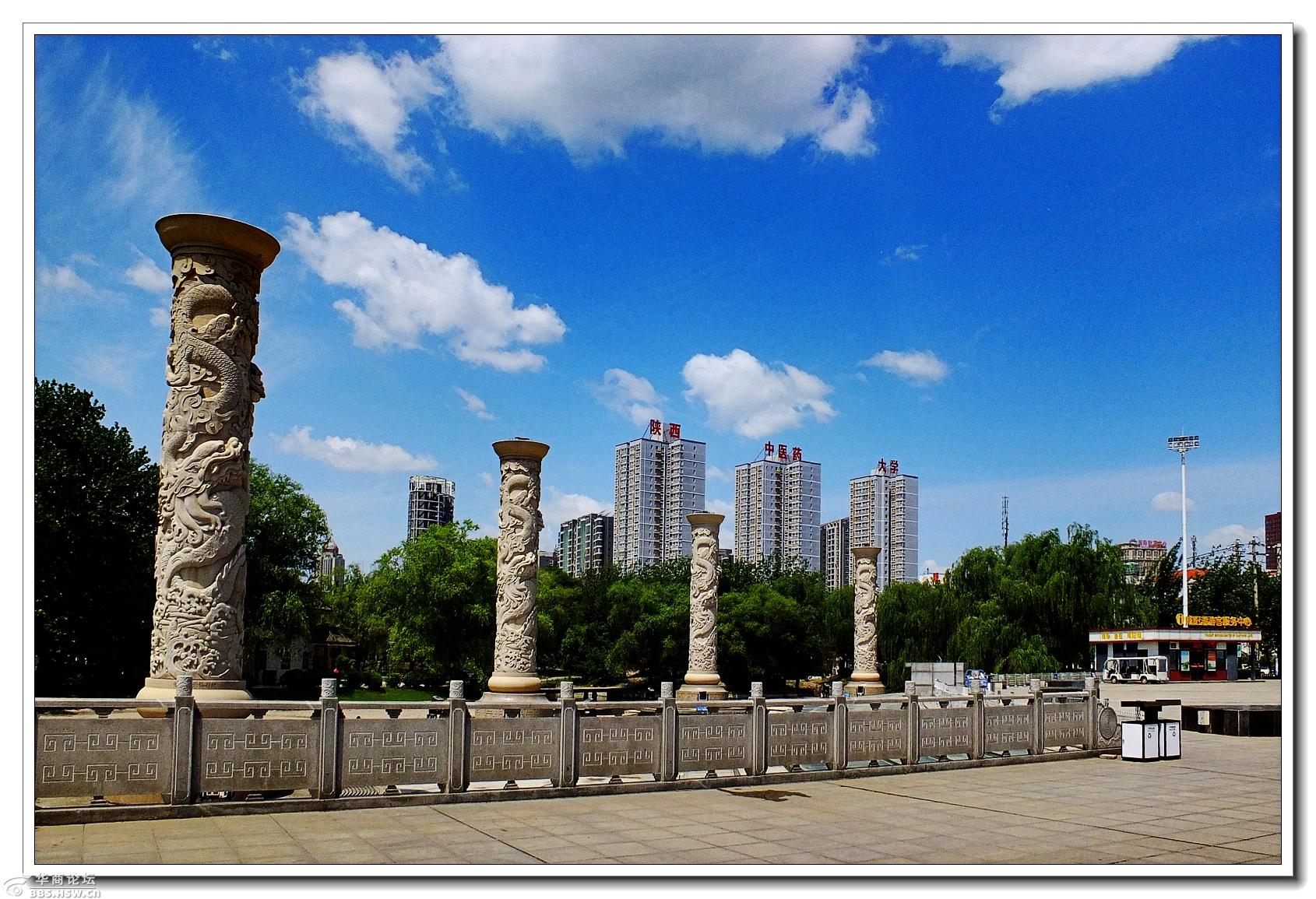 统一广场赏书画