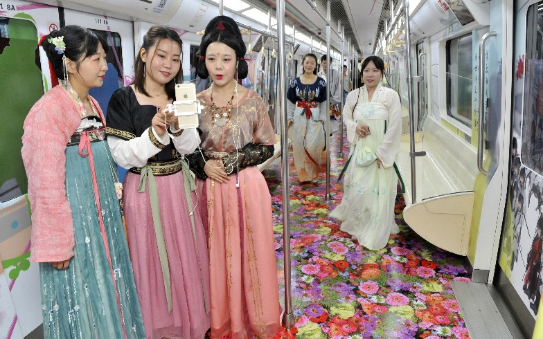 “欢迎来到大唐长安”  坐地铁穿越唐朝