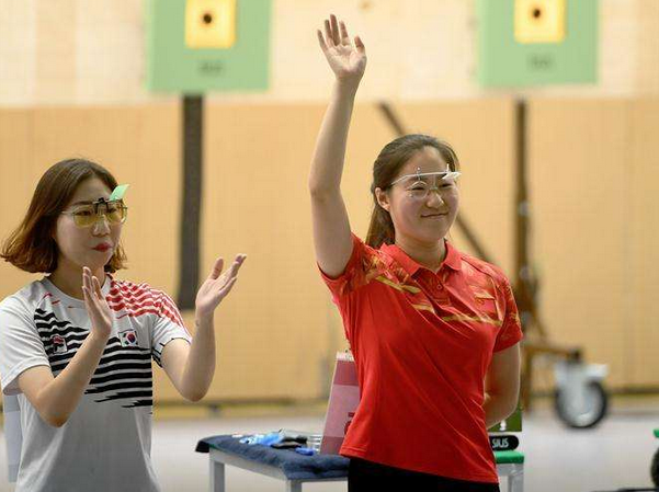 咸阳姑娘王倩射落陕军首金 亚运会女子10米气手枪夺冠