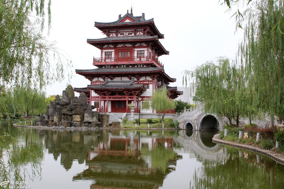 高陵水景公园次次拍摄翠绿景回回感觉大不同