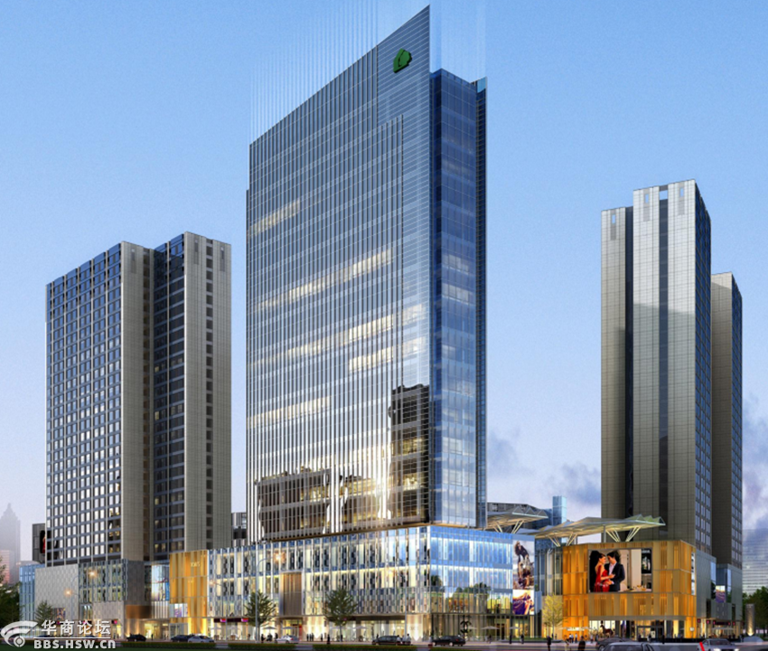 花桥地铁站,绿地未来中心难得一"寓"