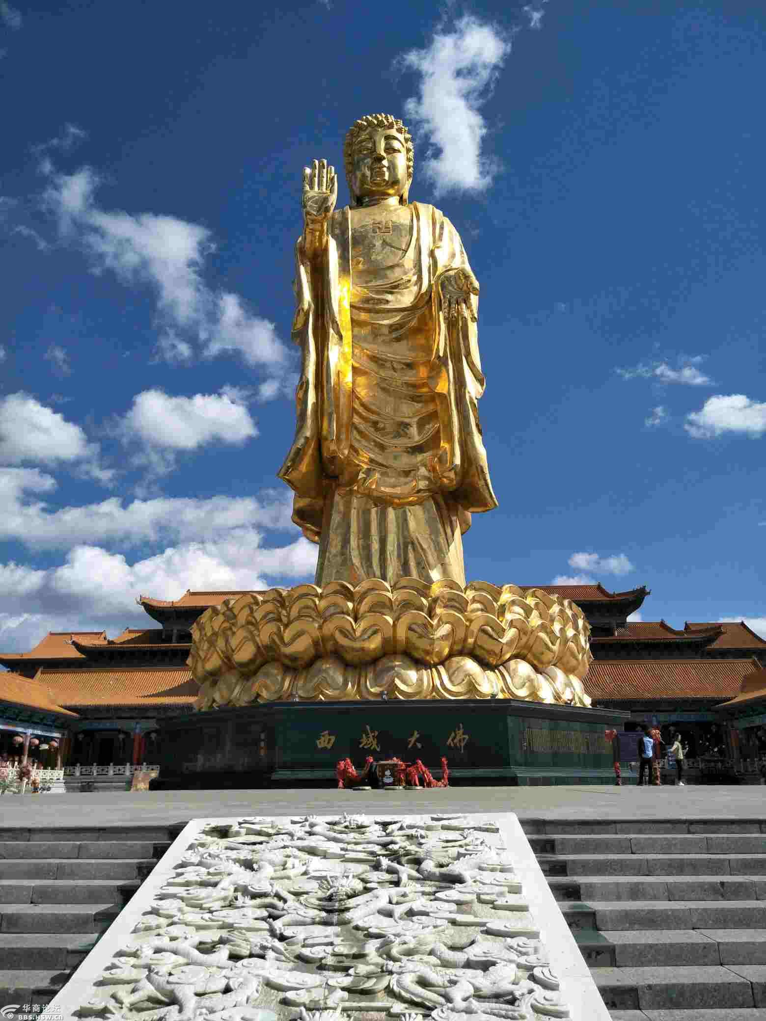 我国第二大铜造立佛西域大佛