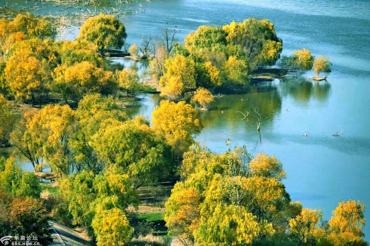 西安浐灞半岛灞河景观美