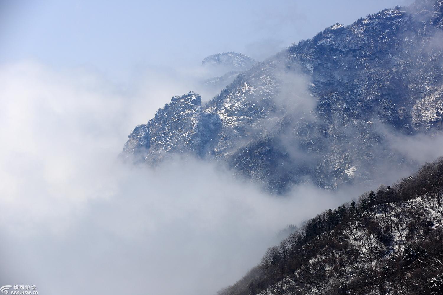 雪后巍巍大秦岭