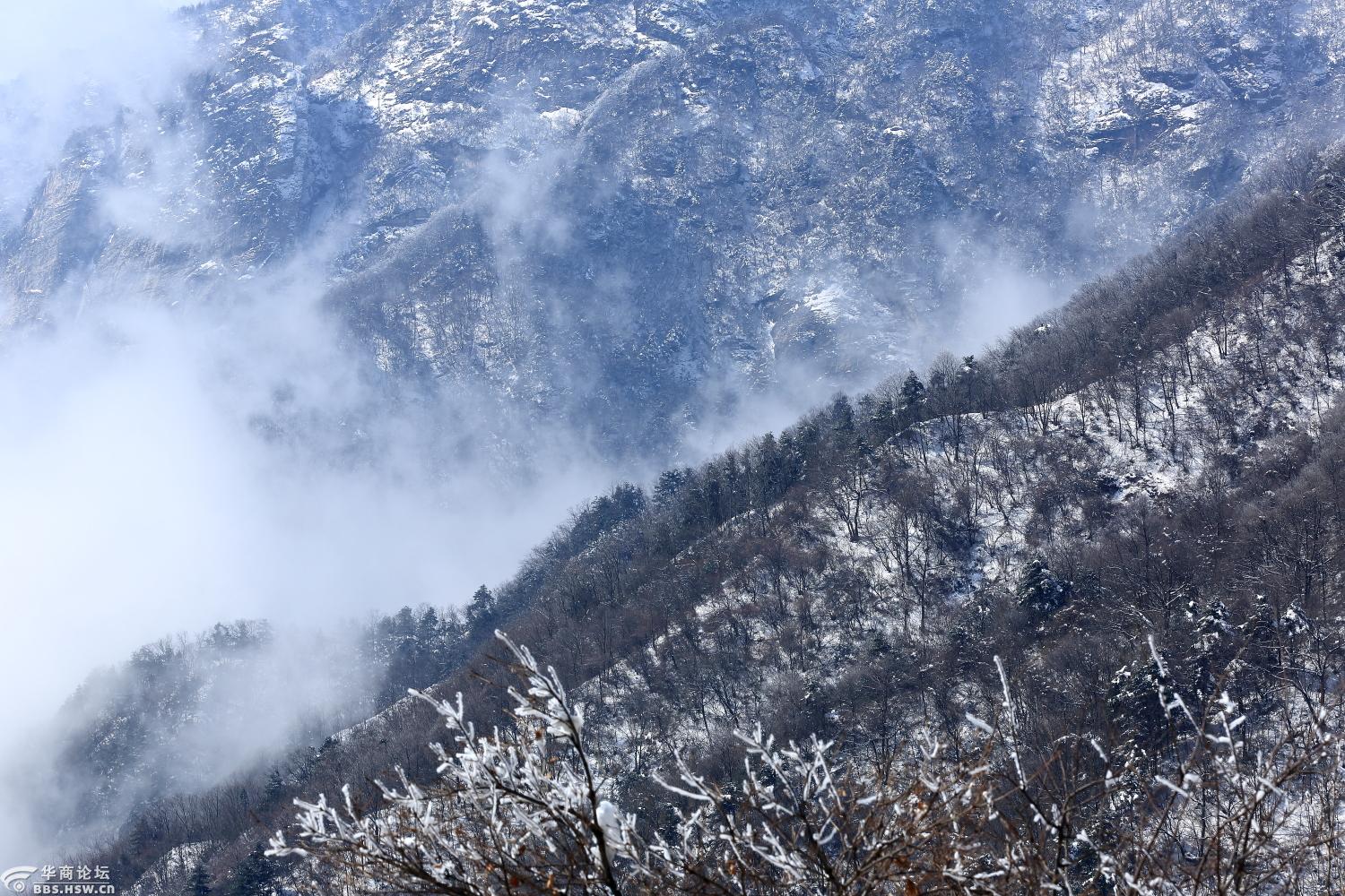 雪后巍巍大秦岭