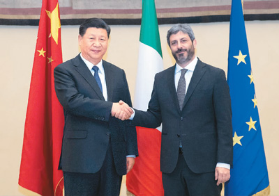 “做中意友好的桥梁”（习近平主席访问欧洲微镜头）