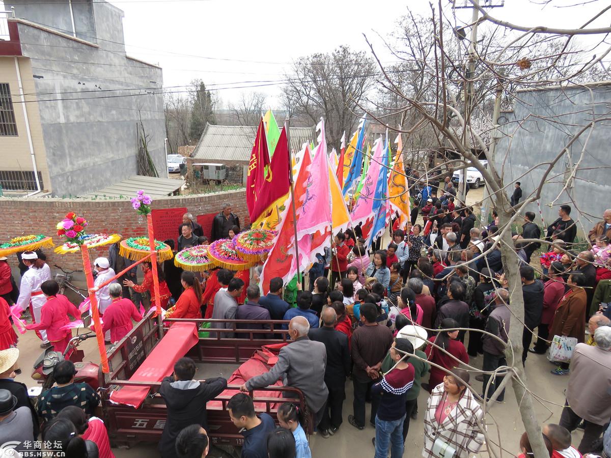 蓝田县前卫镇田家湾村庙会社火表演