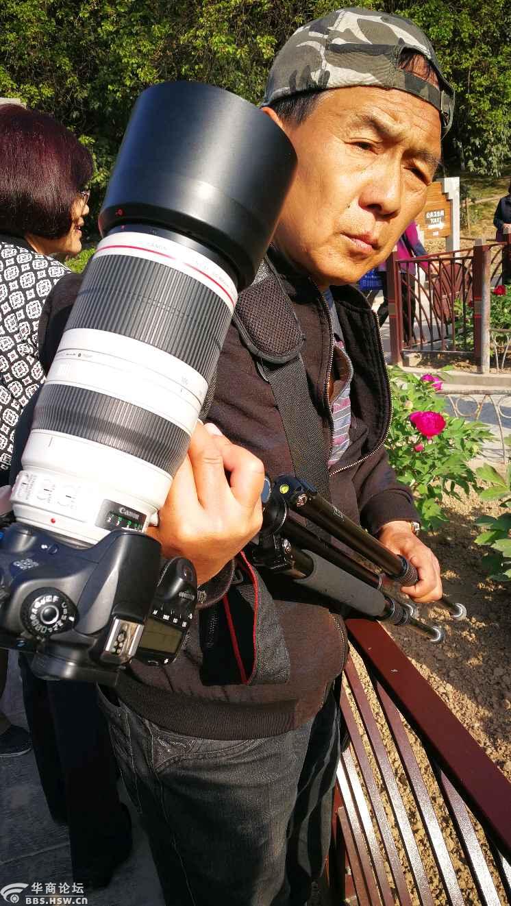 摄影日记公园里拍牡丹的老法师们